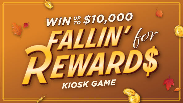 10K Fallin' for Rewards Kiosk Game